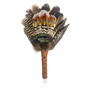 Sacred Feather Fan for Prayer & Cleansing