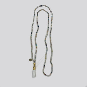 Embrace Love, Harmony, and Abundance with This High-Vibrational Multi-Color Mala Necklace