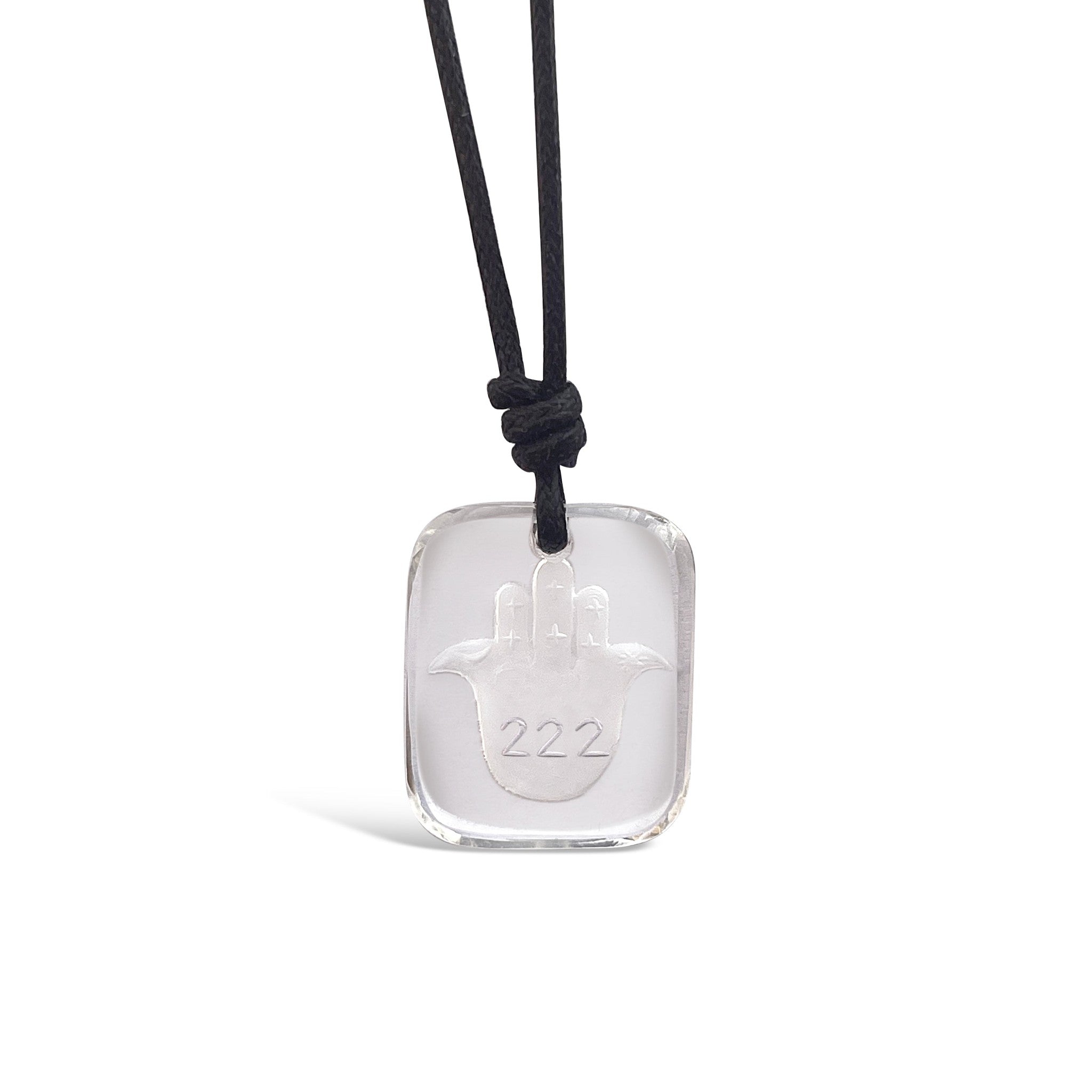 Crystal outlet hamsa necklace