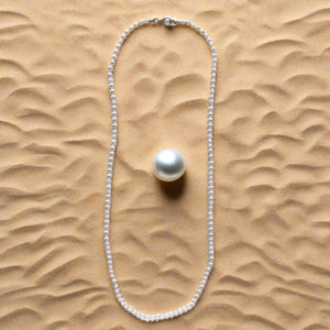 Astrological Gem Pearl Necklace for Tranquility