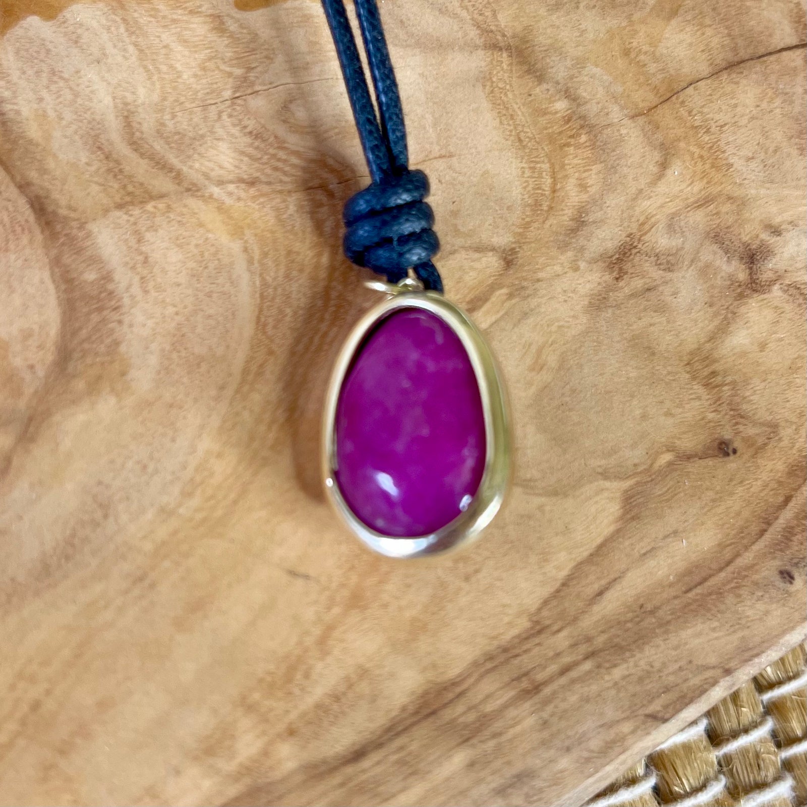 One-of-a-Kind Ruby Ganesha Talisman Pendant in 14K Gold