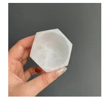Selenite Crystal Hexagram Charging Bowl