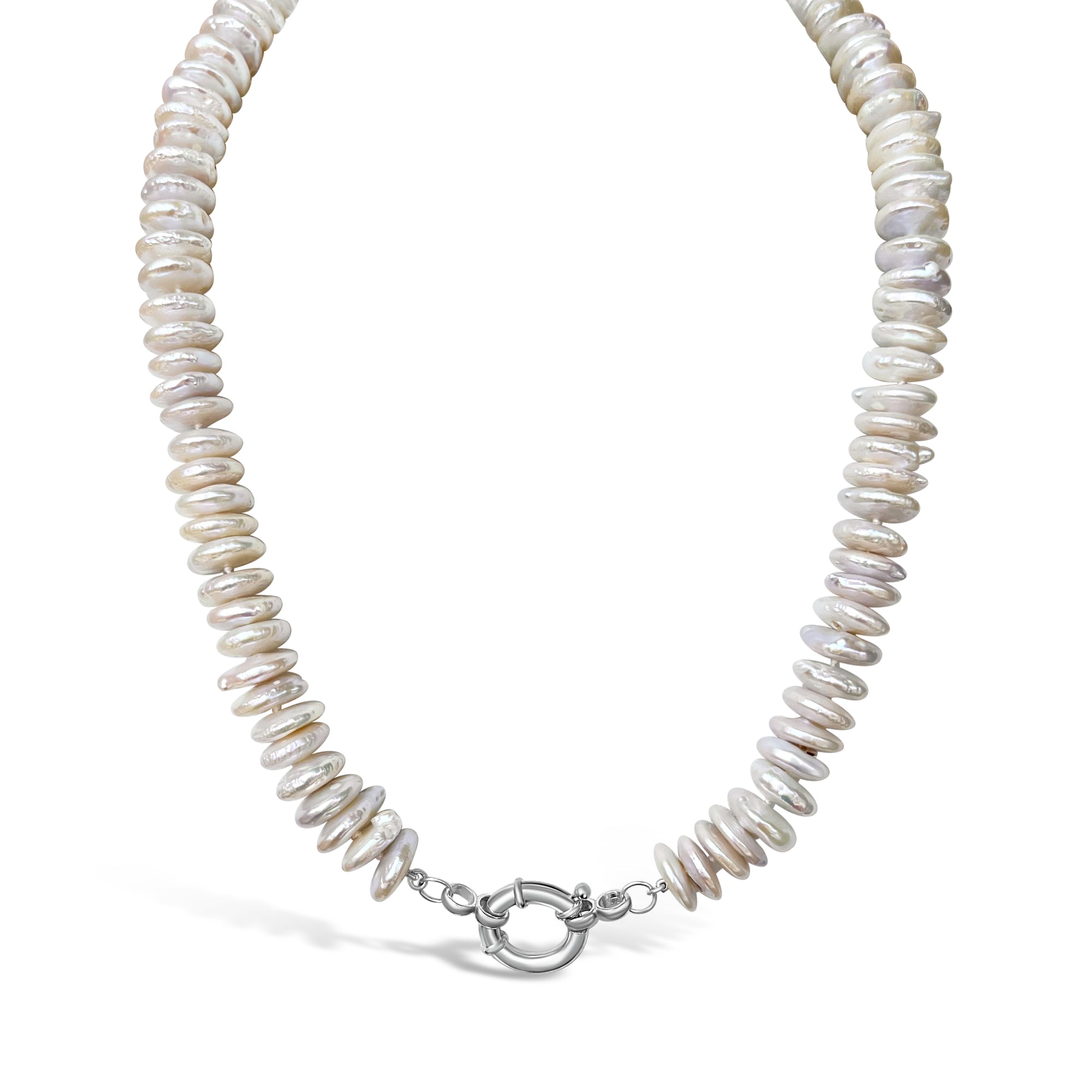 Astrological Gem Pearl Necklace For The Moon
