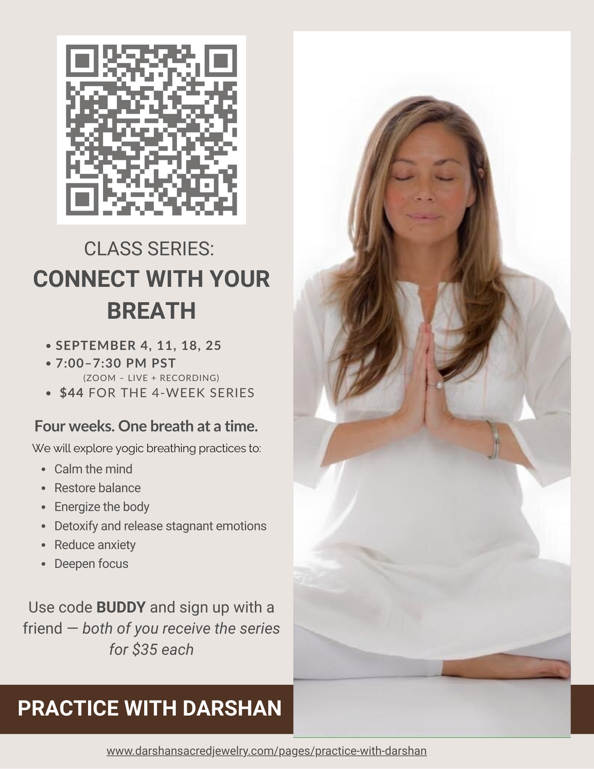 Connect with Your Breath – 4 Week Online Series