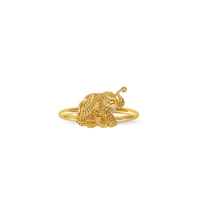 Elephant Ring 14K Yellow Gold