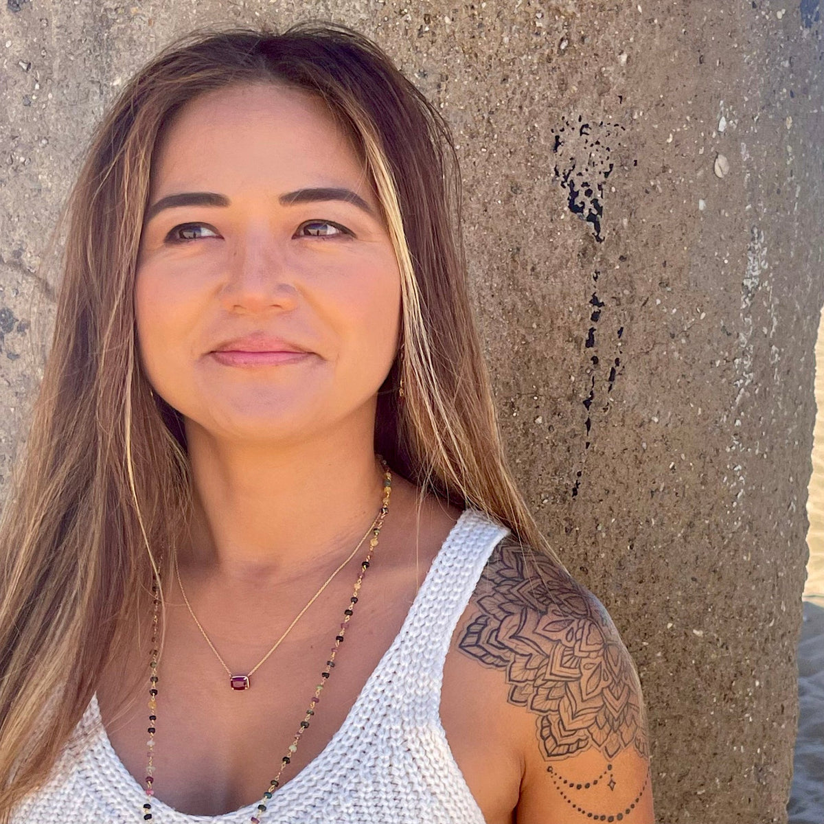 Astrological Gem Ruby 14K Necklace